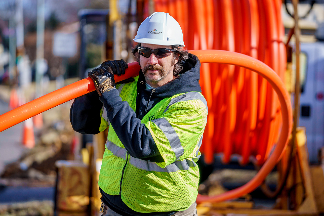 Comcast network technician