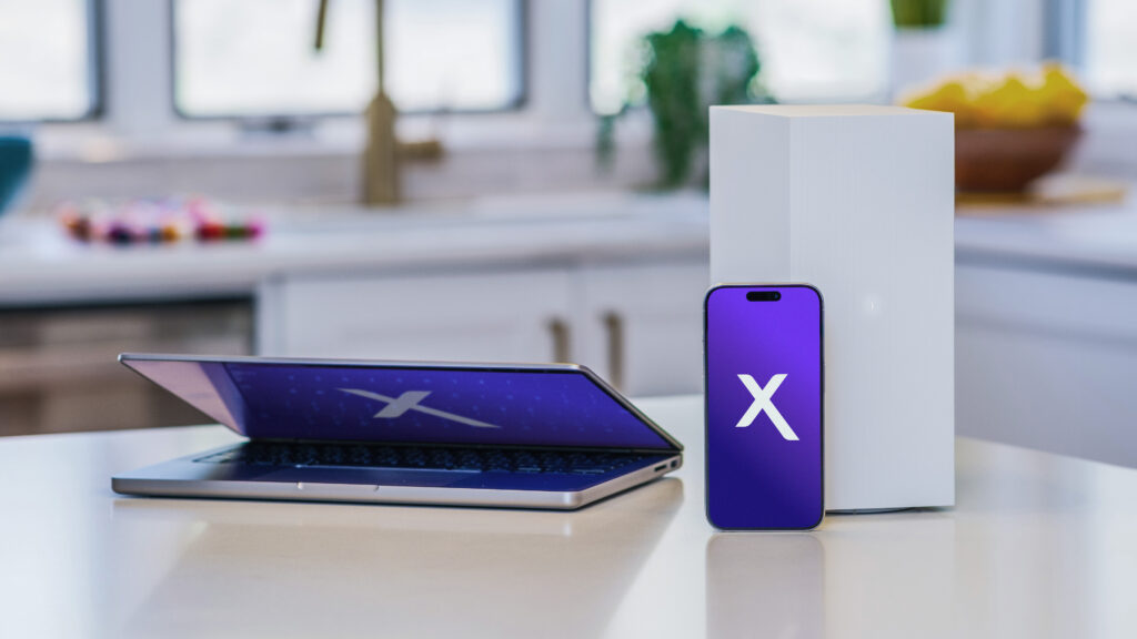 Xfinity products on a table