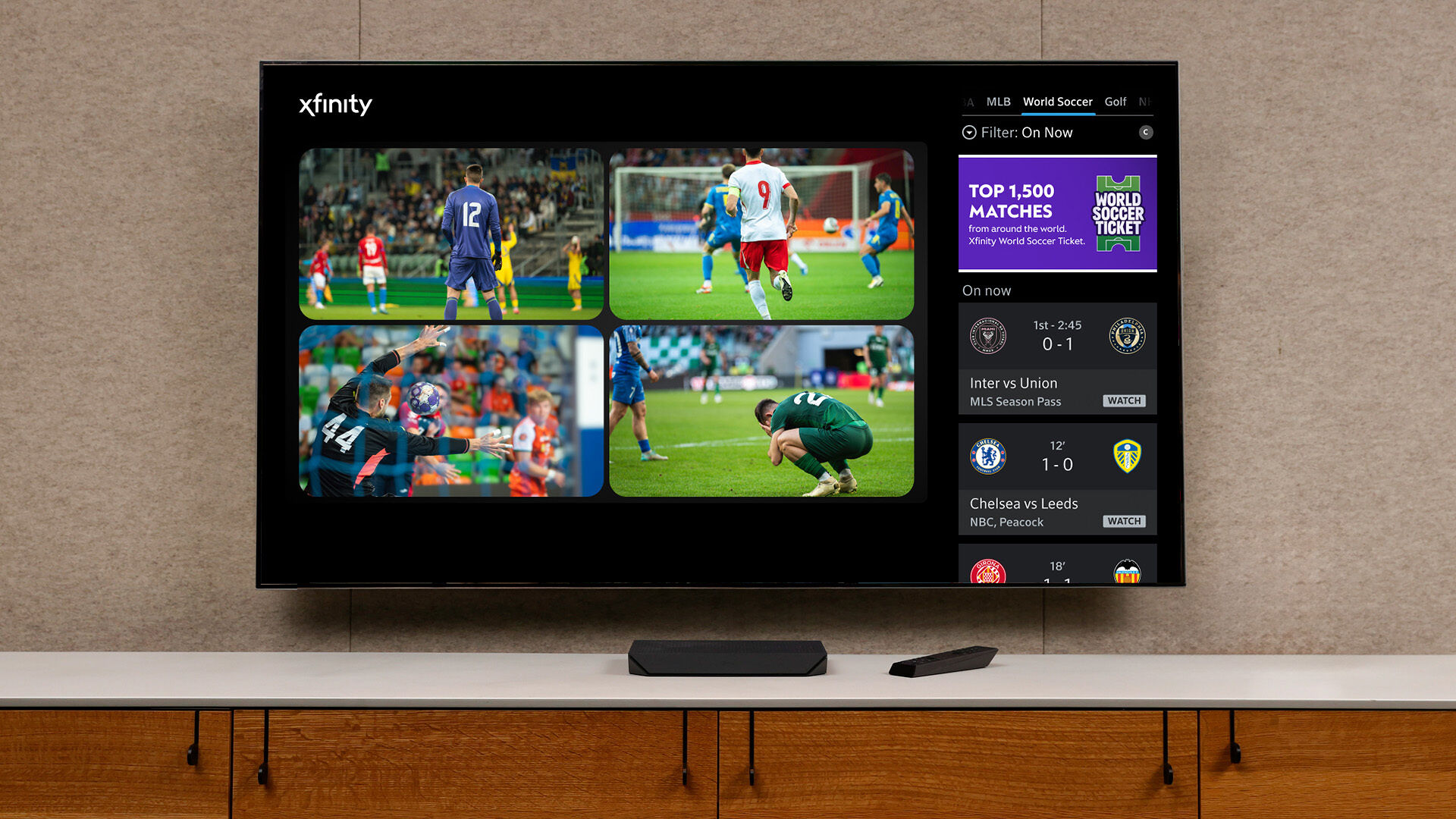 Xfinity World Soccer Ticket